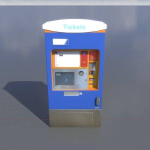 Straßenbahn-Fahrkartenautomat