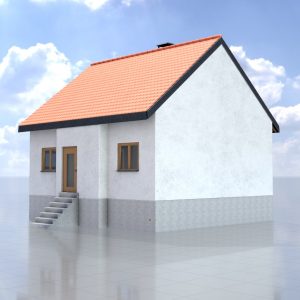 Modern single-family house version-1 L