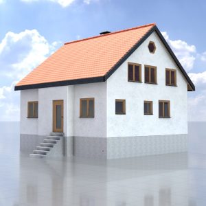 Modern single-family house version-1 R