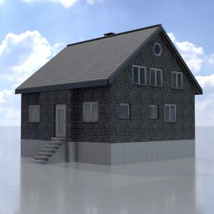 Modern single-family house version-3 R