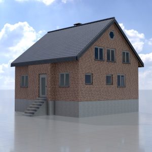 Modernes Einfamilienhaus Version-4 R