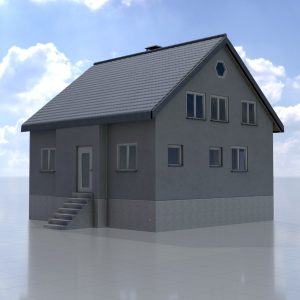 Modern single-family house version-5 R