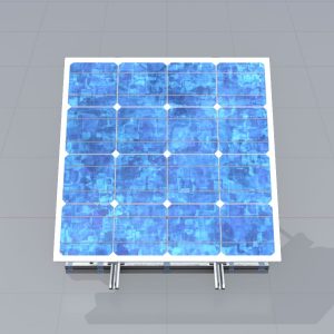 Solarmodul Version-3 2x2 m Neigungswinkel 30 Grad mit Standfuss