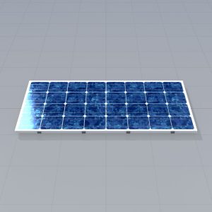 Solarmodul Version-3 2x4 m Neigungswinkel 0 Grad ohne Standfuss