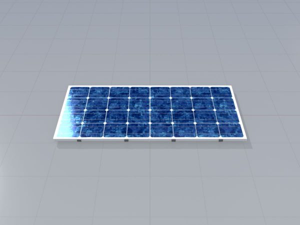 Solarmodul Version-3 2x4 m Neigungswinkel 0 Grad ohne Standfuss