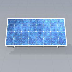 Solar module version-3 2x4 m tilt angle 30 degrees with stand