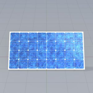 Solarmodul Version-3 2x4 m Neigungswinkel 40 Grad ohne Standfuss