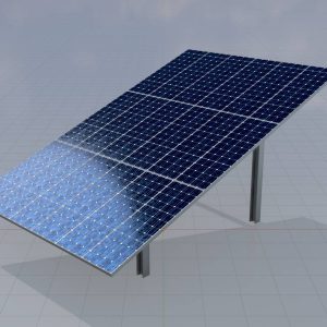 Solar module version-1 width 6.5 m tilt angle 20 degrees