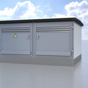 Compact transformer station