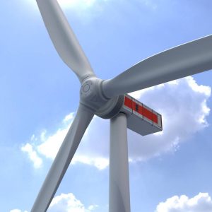 Windkraftanlage mit Fundament E-175 Rotor-Durchmesser 172 m