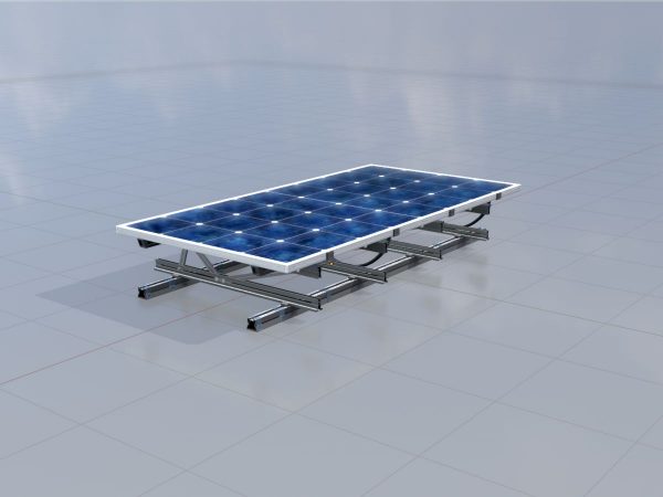 Solarmodul Version-3 2x4 m Neigungswinkel 0 Grad mit Standfuss – Bild 2