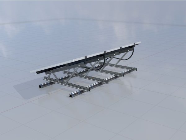 Solarmodul Version-3 2x4 m Neigungswinkel 20 Grad mit Standfuss – Bild 2