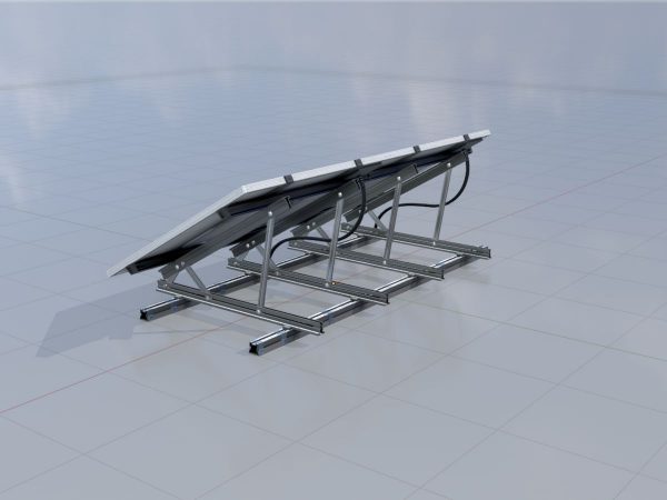 Solarmodul Version-3 2x4 m Neigungswinkel 30 Grad mit Standfuss – Bild 2