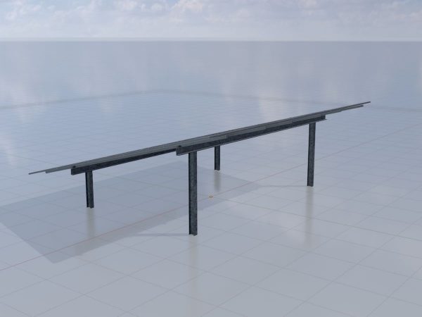 Solarmodul Version-2 Breite 7.26 m Neigungswinkel 15 Grad – Bild 2