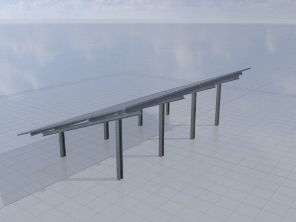 Solarmodul Version-1 Breite 15 m Neigungswinkel 20 Grad – Bild 2