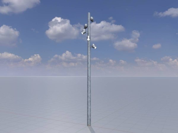 Mastleuchten LED verzinkt 9 m – Bild 3