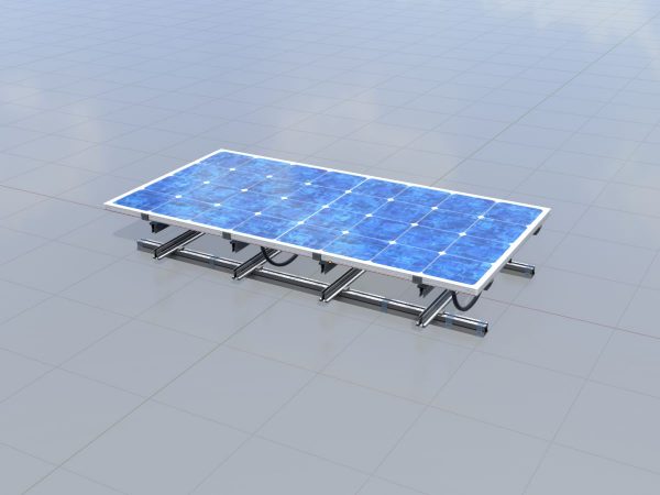 Solarmodul Version-3 2x4 m Neigungswinkel 0 Grad mit Standfuss – Bild 3