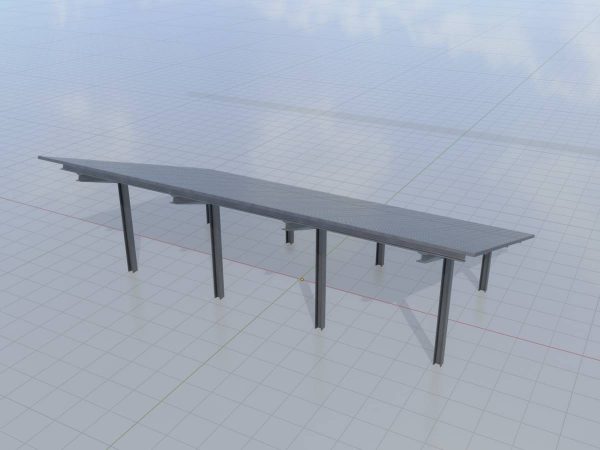 Solarmodul Version-1 Breite 15 m Neigungswinkel 20 Grad – Bild 3