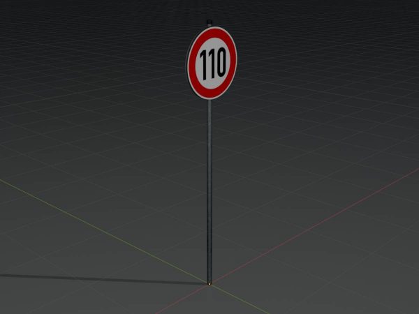 Verkehrszeichen 274-110 Höchstgeschwindigkeit 110 km/h Größe 3 – Bild 4