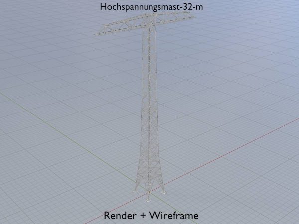 Hochspannungsmast 32 m – Bild 5