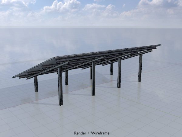 Solarmodul Version-1 Breite 15 m Neigungswinkel 20 Grad – Bild 5