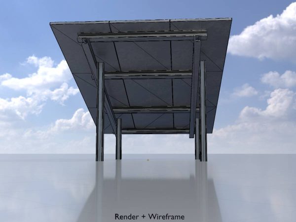 Solarmodul Version-1 Breite 6.5 m Neigungswinkel 20 Grad – Bild 5