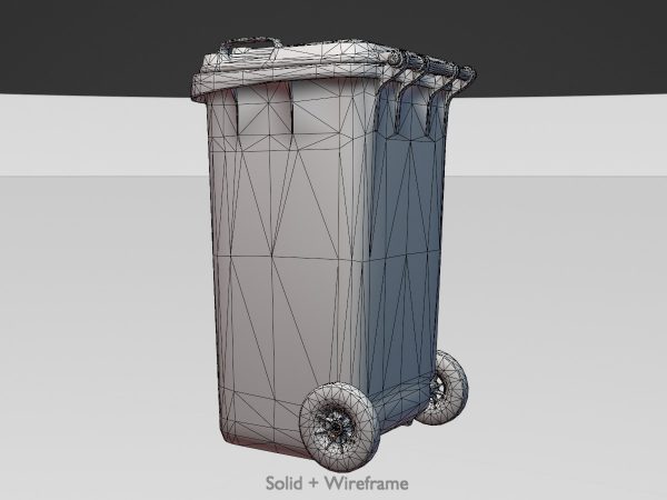 Mülltonne Kunststoff grün mit Rädern 240 Liter – Bild 6