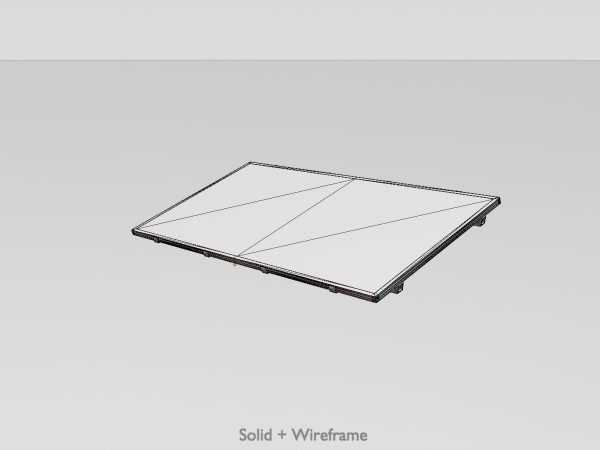 Solarmodul Version-3 2x4 m Neigungswinkel 20 Grad ohne Standfuss – Bild 6