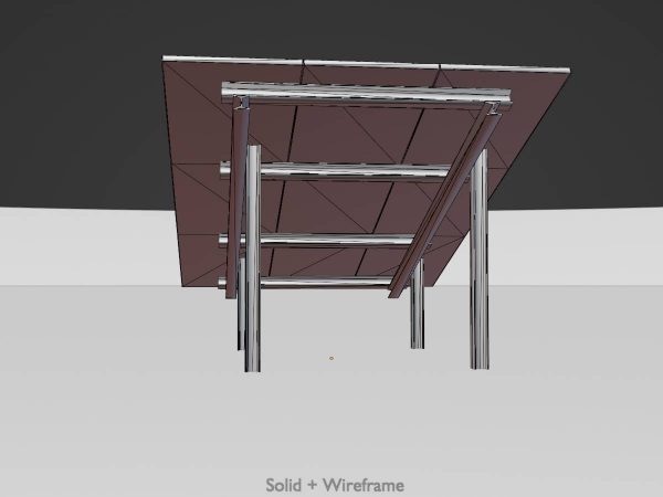 Solarmodul Version-1 Breite 6.5 m Neigungswinkel 20 Grad – Bild 7