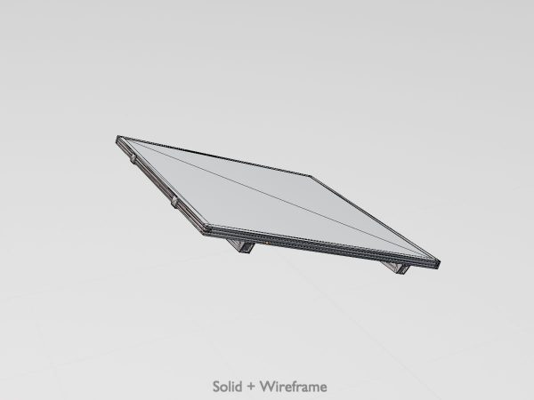Solar module version-3 2x2 m tilt angle 20 degrees without stand - Image 8