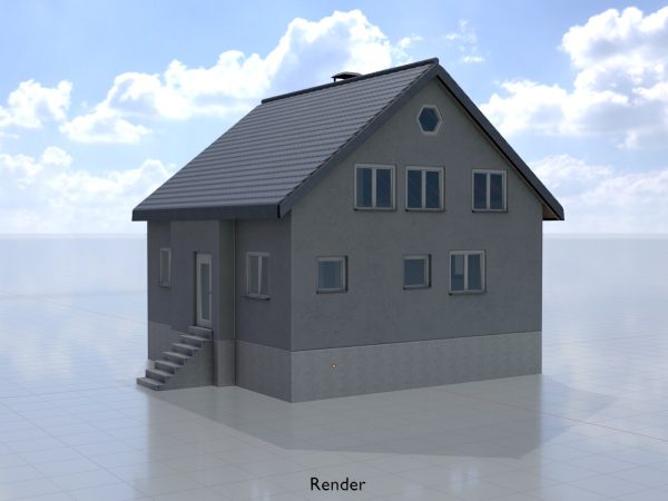 Modern single-family house version-5 R - Image 9