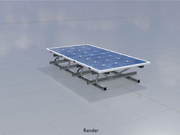 Solarmodul Version-3 2x4 m Neigungswinkel 0 Grad mit Standfuss – Bild 9