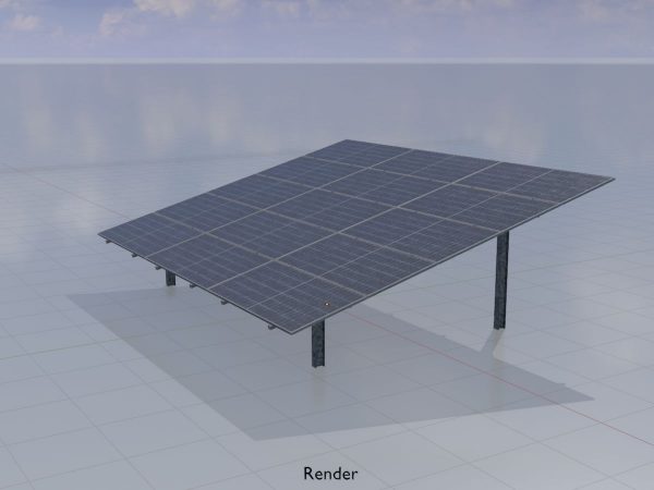 Solarmodul Version-2 Breite 7.26 m Neigungswinkel 15 Grad – Bild 9