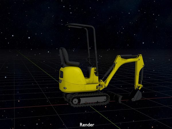 Minibagger gelb – Bild 10