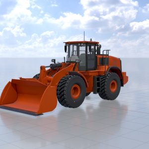 Radlader Atlas orange