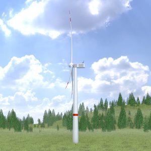 Windkraftanlage V1 H-115 Rotor-Durchmesser 172 m