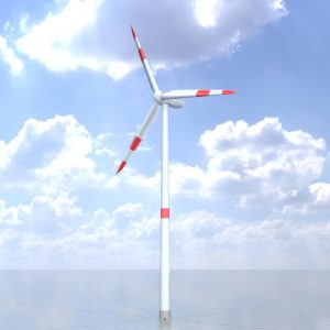 Windkraftanlage N1 H-150 Rotor-Durchmesser 148 m
