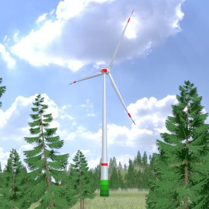 Windkraftanlage E82 H-162 Rotor-Durchmesser 162 m