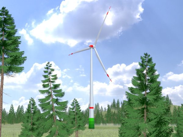 Windkraftanlage E82 H-162 Rotor-Durchmesser 162 m