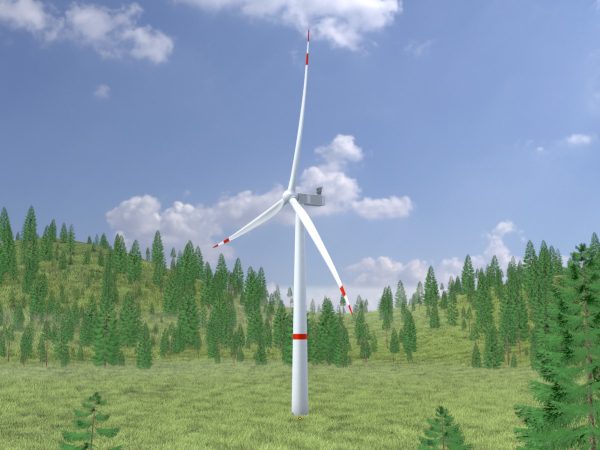 Windkraftanlage V1 H-115 Rotor-Durchmesser 172 m mit Animation – Bild 2