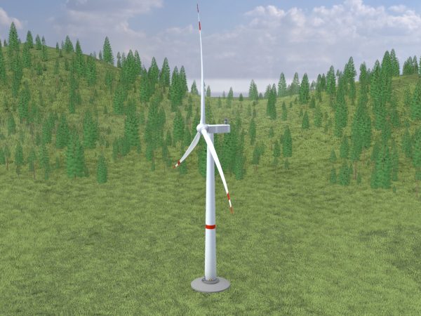 Windkraftanlage mit Fundament V1 H-115 Rotor-Durchmesser 172 m – Bild 2