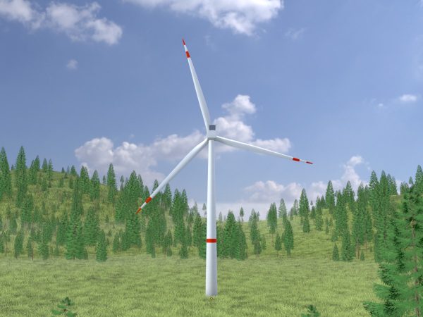 Windkraftanlage V1 H-120 Rotor-Durchmesser 160 m mit Animation – Bild 2