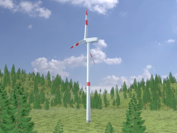 Windkraftanlage N1 H-150 Rotor-Durchmesser 148 m mit Animation – Bild 2