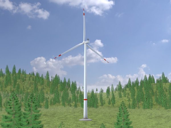 Windkraftanlage mit Fundament V1 H-175 Rotor-Durchmesser 172 m – Bild 2