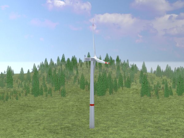 Windkraftanlage V1 H-120 Rotor-Durchmesser 160 m mit Animation – Bild 3