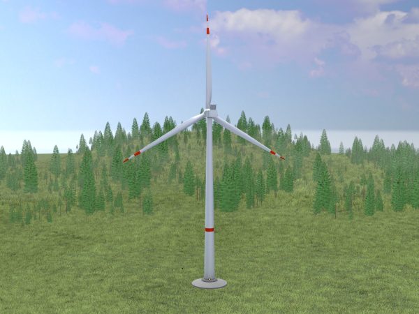 Windkraftanlage mit Fundament V1 H-138 Rotor-Durchmesser 162 m – Bild 3