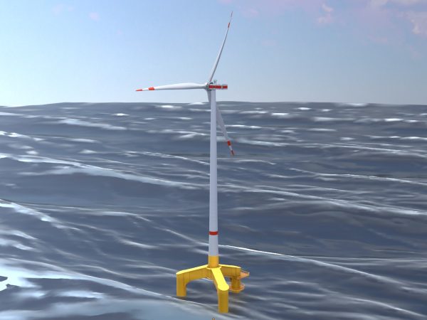 Windkraftanlage mit Tripile Offshore Fundament E1 H-160 Rotor-Durchmesser 138 m – Bild 3