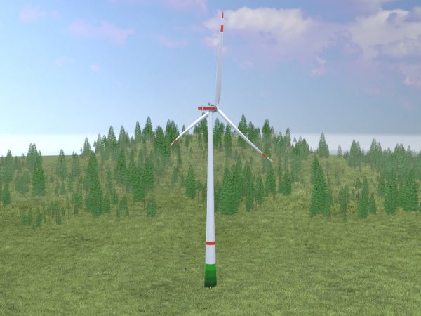 Windkraftanlage E1 H-163 Rotor-Durchmesser 172 m mit Animation – Bild 3