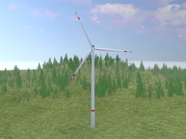Windkraftanlage V1 H-175 Rotor-Durchmesser 172 m mit Animation – Bild 3