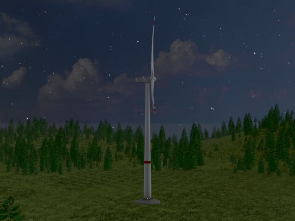 Windkraftanlage mit Fundament V1 H-138 Rotor-Durchmesser 162 m – Bild 4